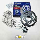 KIT DE ARRASTRE AKT TTR 200 4 HUECOS CASSARELLA CADENA REFORZADA