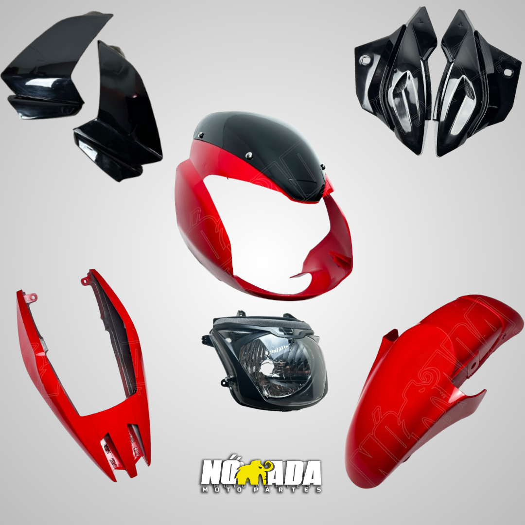 KIT PLASTICO PULSAR 200-220 NOMADA MOTO PARTES