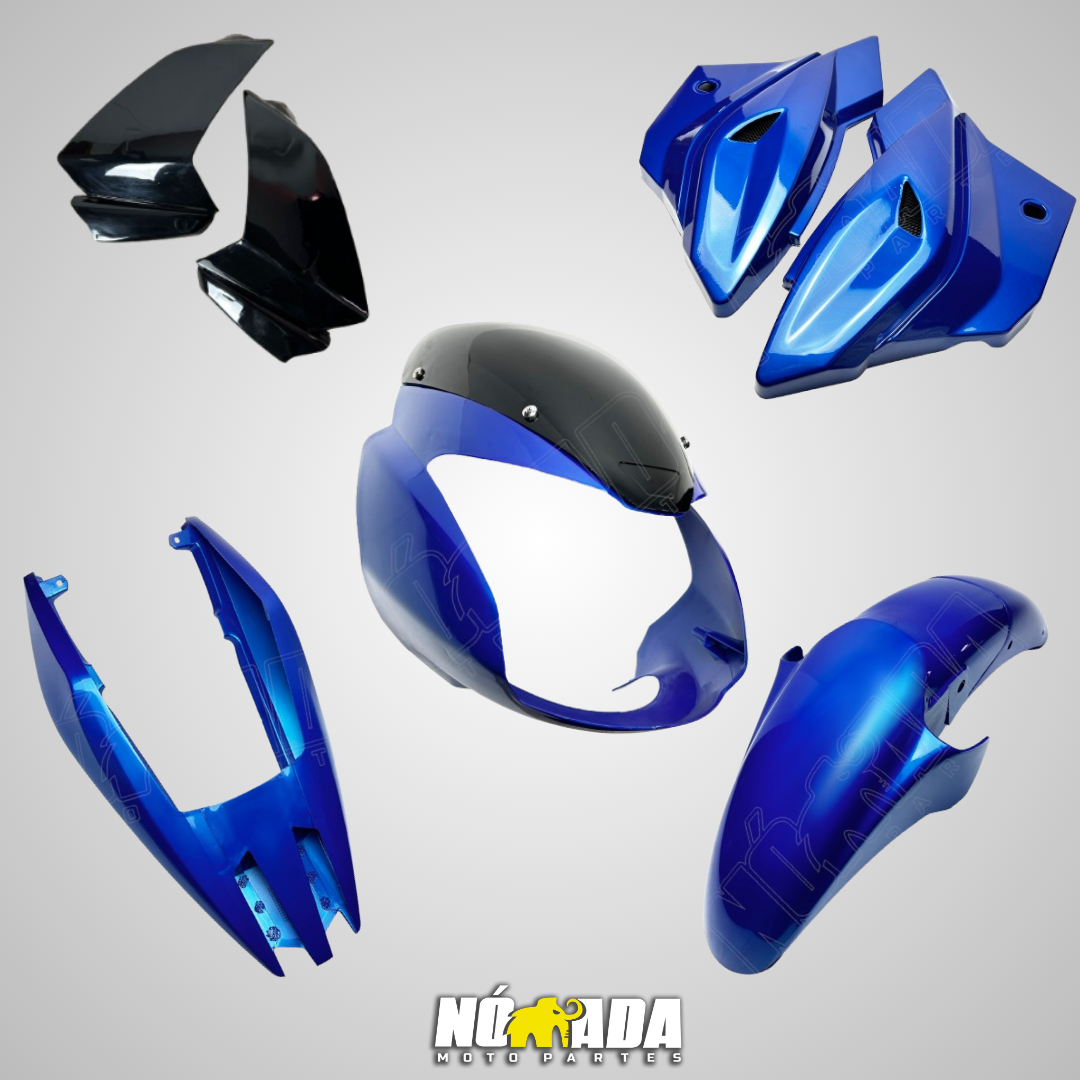 KIT PLASTICO PULSAR 200-220 NOMADA MOTO PARTES