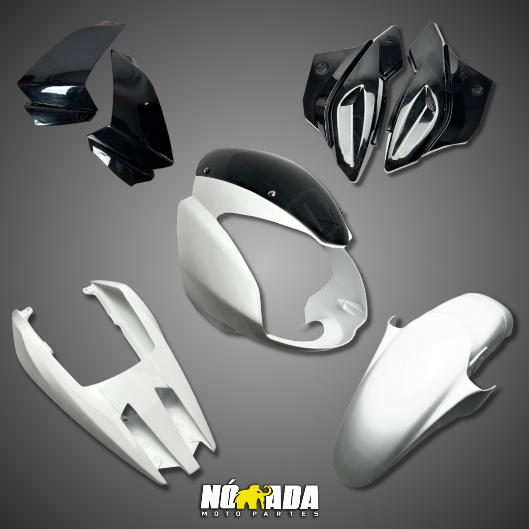 KIT PLASTICO PULSAR 200-220 NOMADA MOTO PARTES