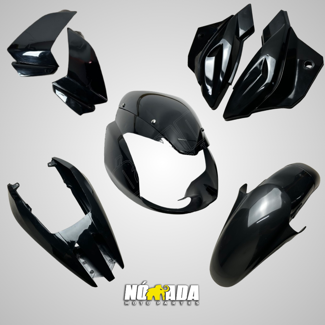 KIT PLASTICO PULSAR 200-220 NOMADA MOTO PARTES