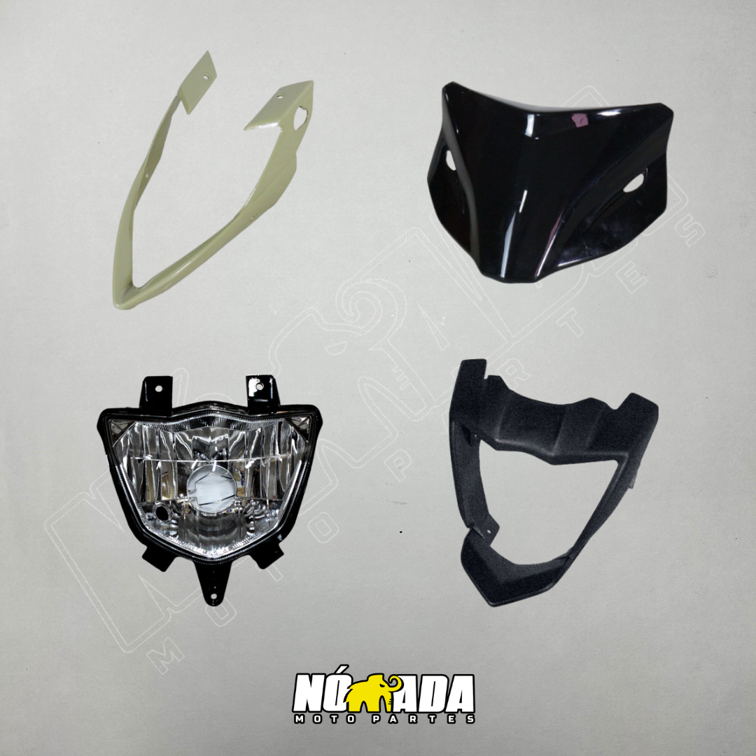 CARENAJE COMPLETO CON FAROLA YAMAHA XTZ 150 NOMADA MOTO PARTES