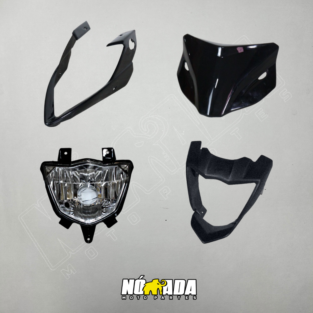 CARENAJE COMPLETO CON FAROLA YAMAHA XTZ 150 NOMADA MOTO PARTES