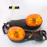 PAR DIRECCIONALES BAJAJ BOXER CT 100 - PLATINO IZQ-DER