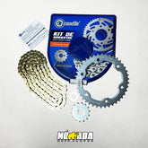 KIT DE ARRASTRE YAMAHA FZ 2,0 DISCO FRENO 150 6 HUECOS CASSARELLA NOMADA MOTO PARTES