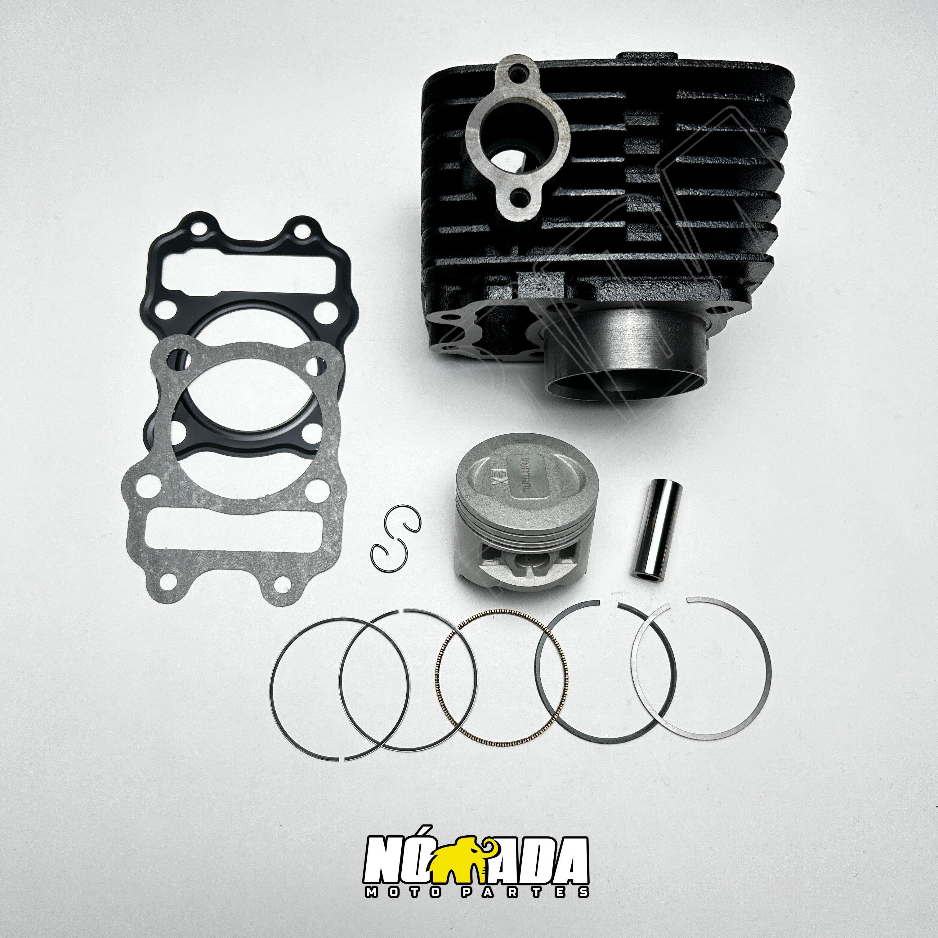 KIT CILINDRO PISTON KTL TVS APACHE RTR 200 4V / 200 FI NOMADA MOTOPARTES