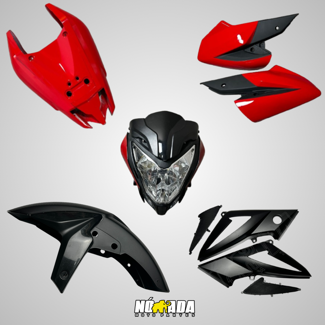 KIT VESTIDO PULSAR NS 125-150-160 NOMADA MOTOPARTES