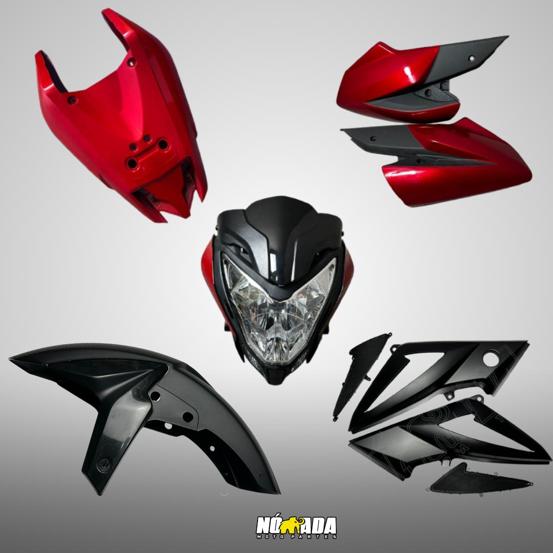 KIT VESTIDO PULSAR NS 125-150-160 NOMADA MOTOPARTES