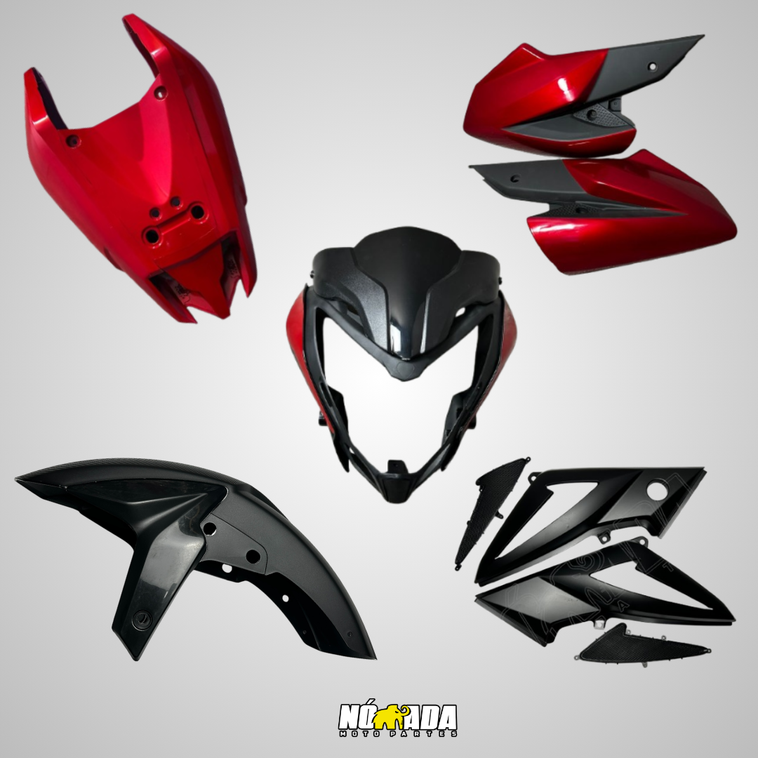 KIT VESTIDO PULSAR NS 125-150-160 NOMADA MOTOPARTES