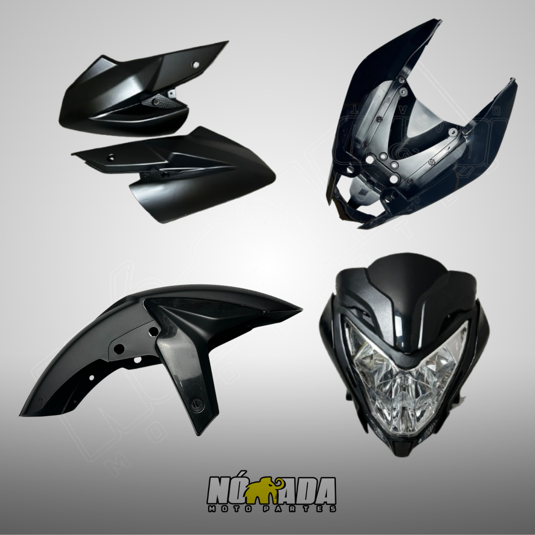 KIT VESTIDO PULSAR NS 160 FI NOMADA MOTOPARTES