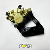 CALIPER MORDAZA DE FRENO TRASERO COMPLETO TVS APACHE 180, 160 4V, 160 FI NOMADA MOTOPARTES