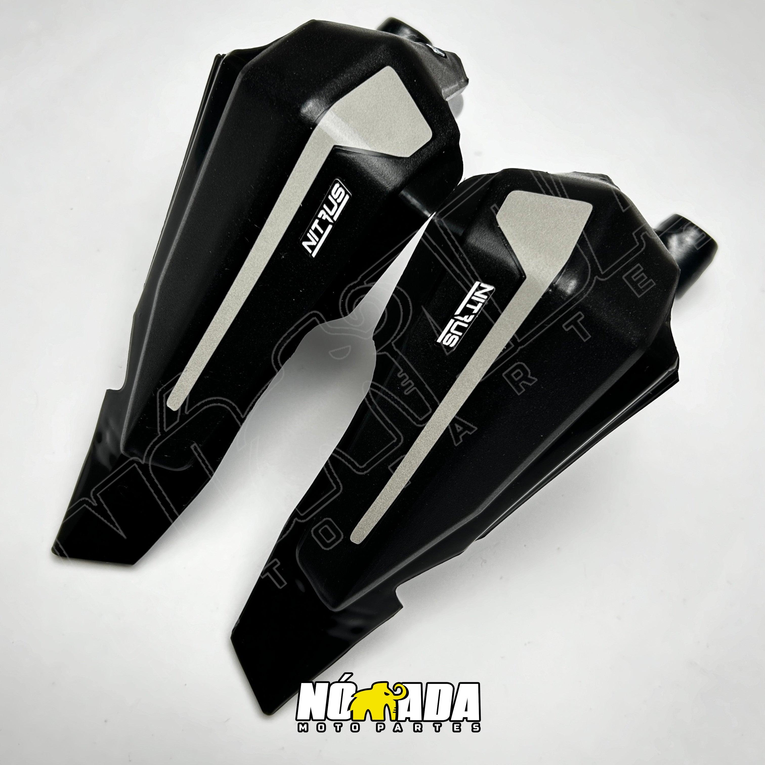 CORTAVIENTOS NITRUS CON VARILLA MEDIA O PLASTICO DE ALTO IMPACTO NOMADA MOTOPARTES