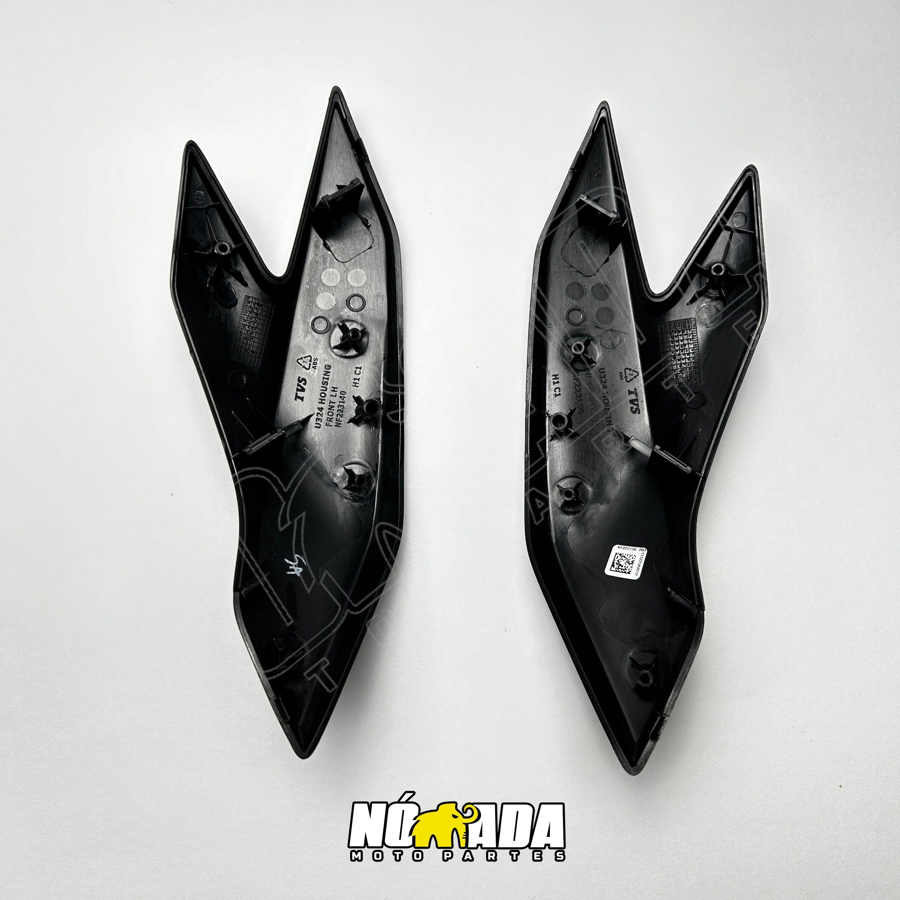 PAREJA CUBIERTA CARENAJE TVS APACHE RTR 160 4V - 200 NOMADA MOTOPARTES