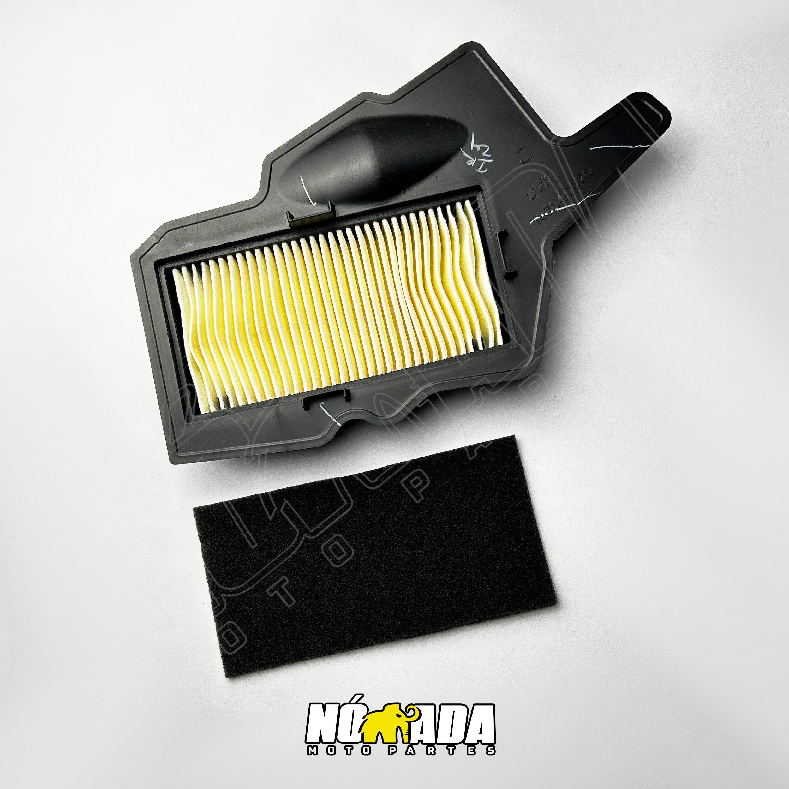 FILTRO DE AIRE TVS RAIDER 125 COMPLETO NOMADA MOTOPARTES