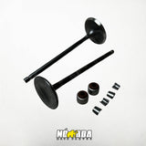KIT VALVULAS ADMISION Y ESCAPE+ SELLOS BAJAJ PULSAR 180/180UG NOMADA MOTO PARTES