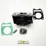 KIT CILINDRO PISTON KTL TVS APACHE 180 RTR ORIGINAL NOMADA MOTOPARTES