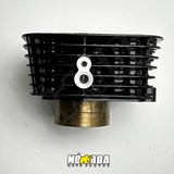 KIT CILINDRO PISTON KTL TVS APACHE 180 RTR ORIGINAL NOMADA MOTOPARTES