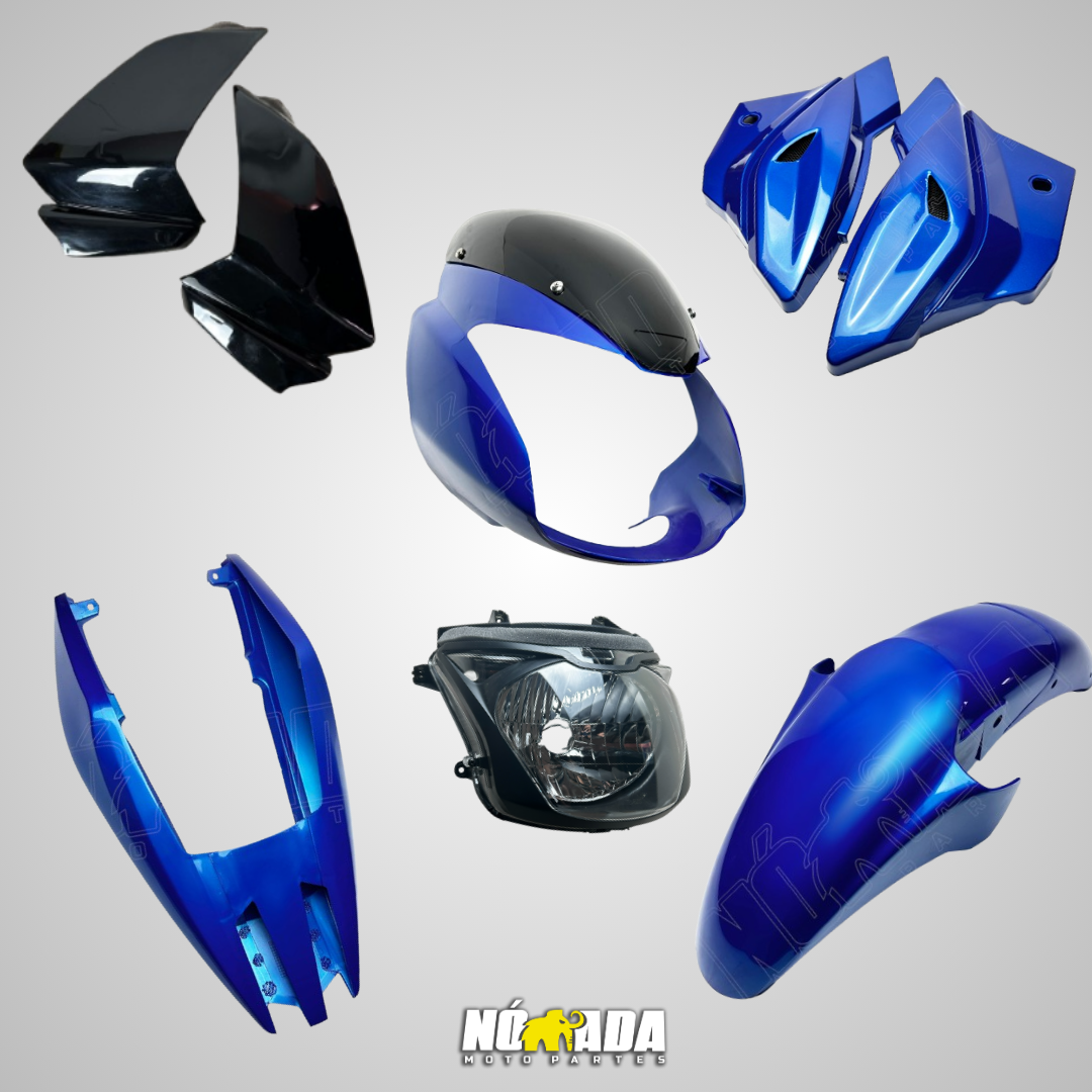 KIT PLASTICO PULSAR 200-220 NOMADA MOTO PARTES