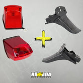 Combo Trasero Yamaha XTZ 125 — Stop + Porta Placa
