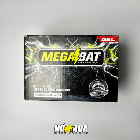 BATERIA UNIVERSAL MEGABAT GEL MTX9 BS 12V 8AH