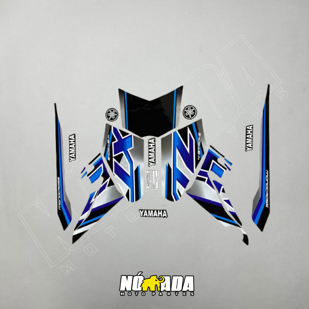 CALCOMANIAS XTZ MODELO 2018 NOMADA MOTO PARTES