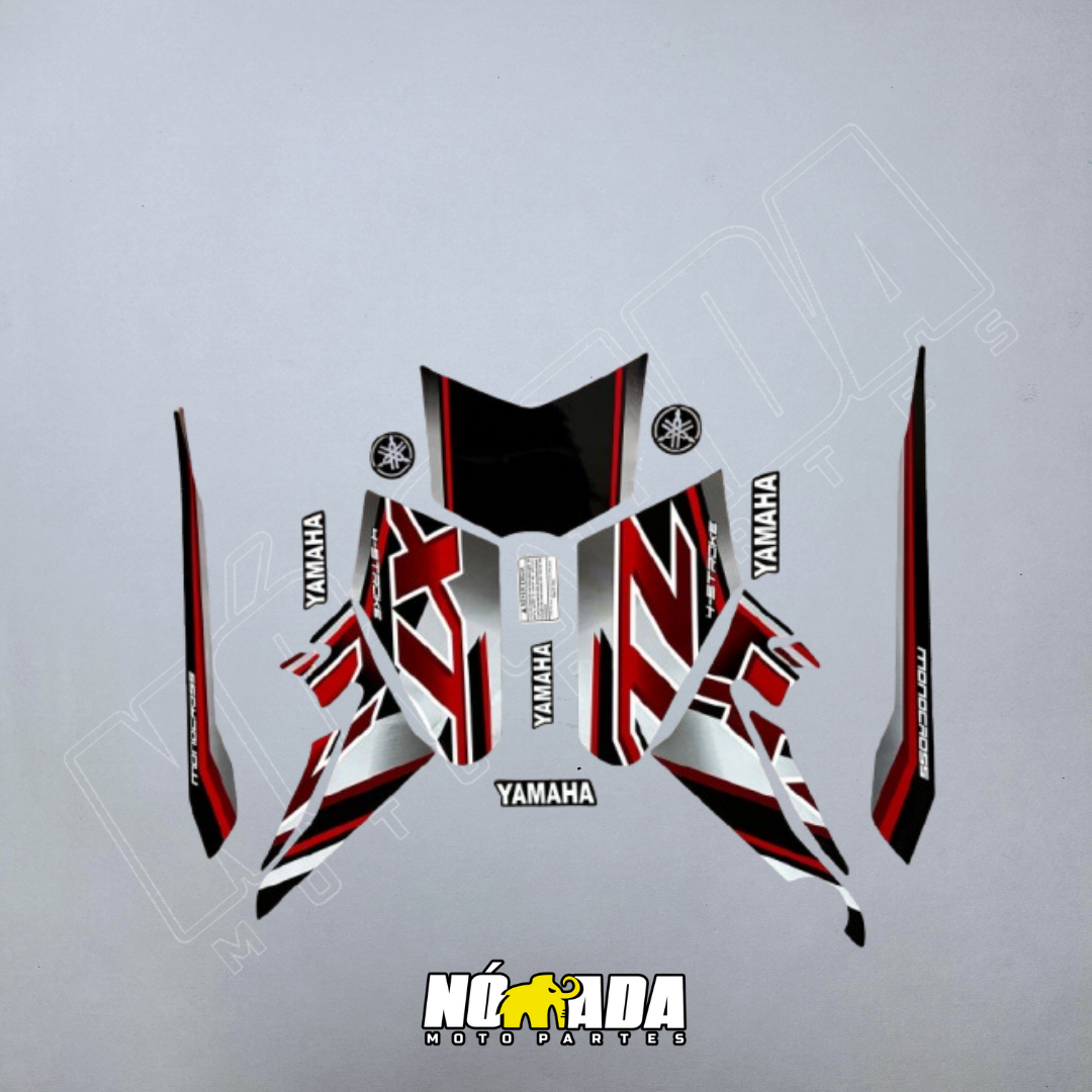 CALCOMANIAS XTZ MODELO 2018 NOMADA MOTO PARTES