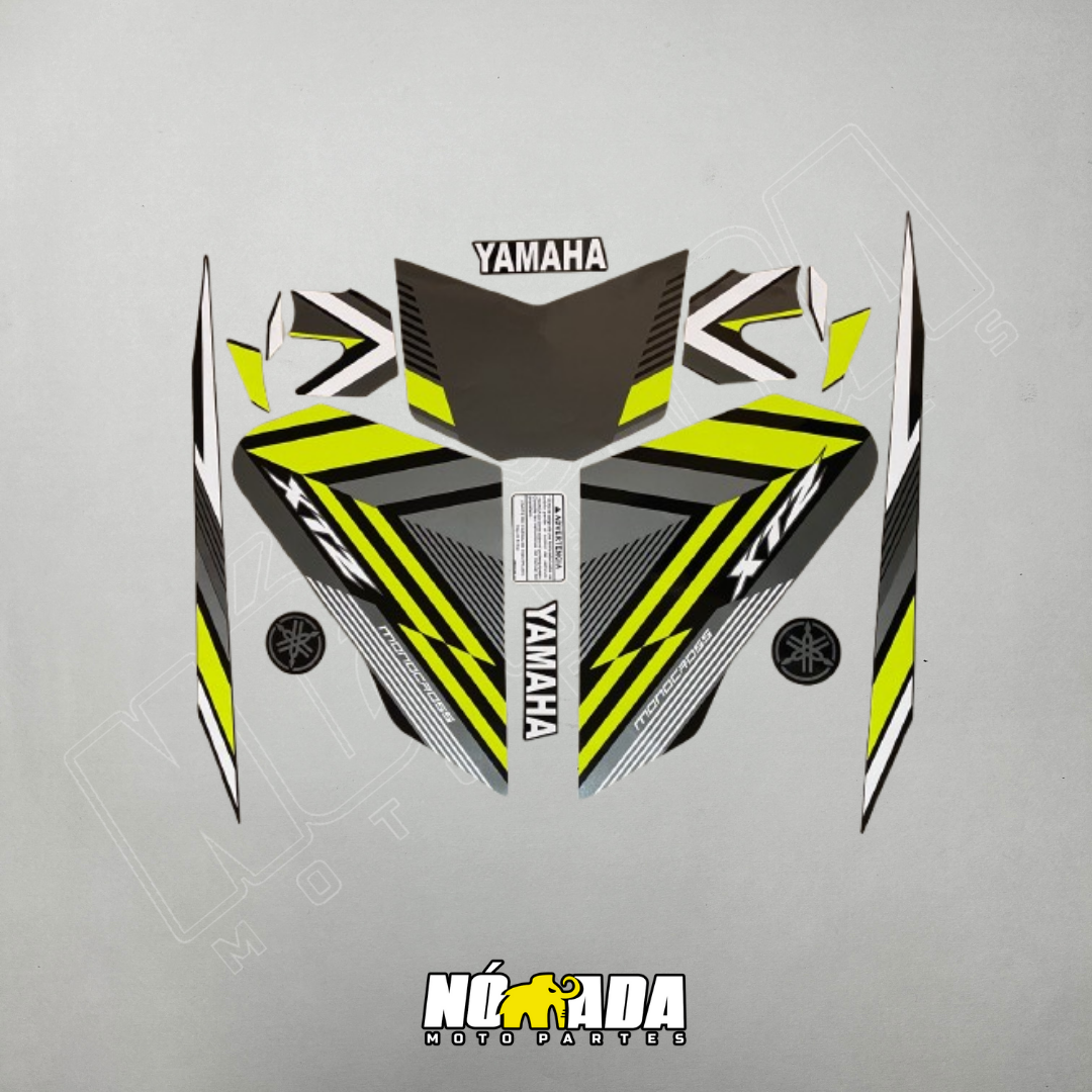 CALCOMANIAS XTZ 125 MODELO 2021 LINEAS NOMADA MOTO PARTES