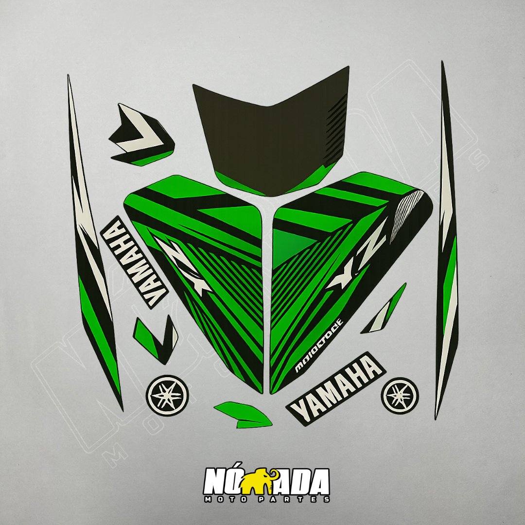 CALCOMANIAS XTZ 125 MODELO 2021 LINEAS NOMADA MOTO PARTES