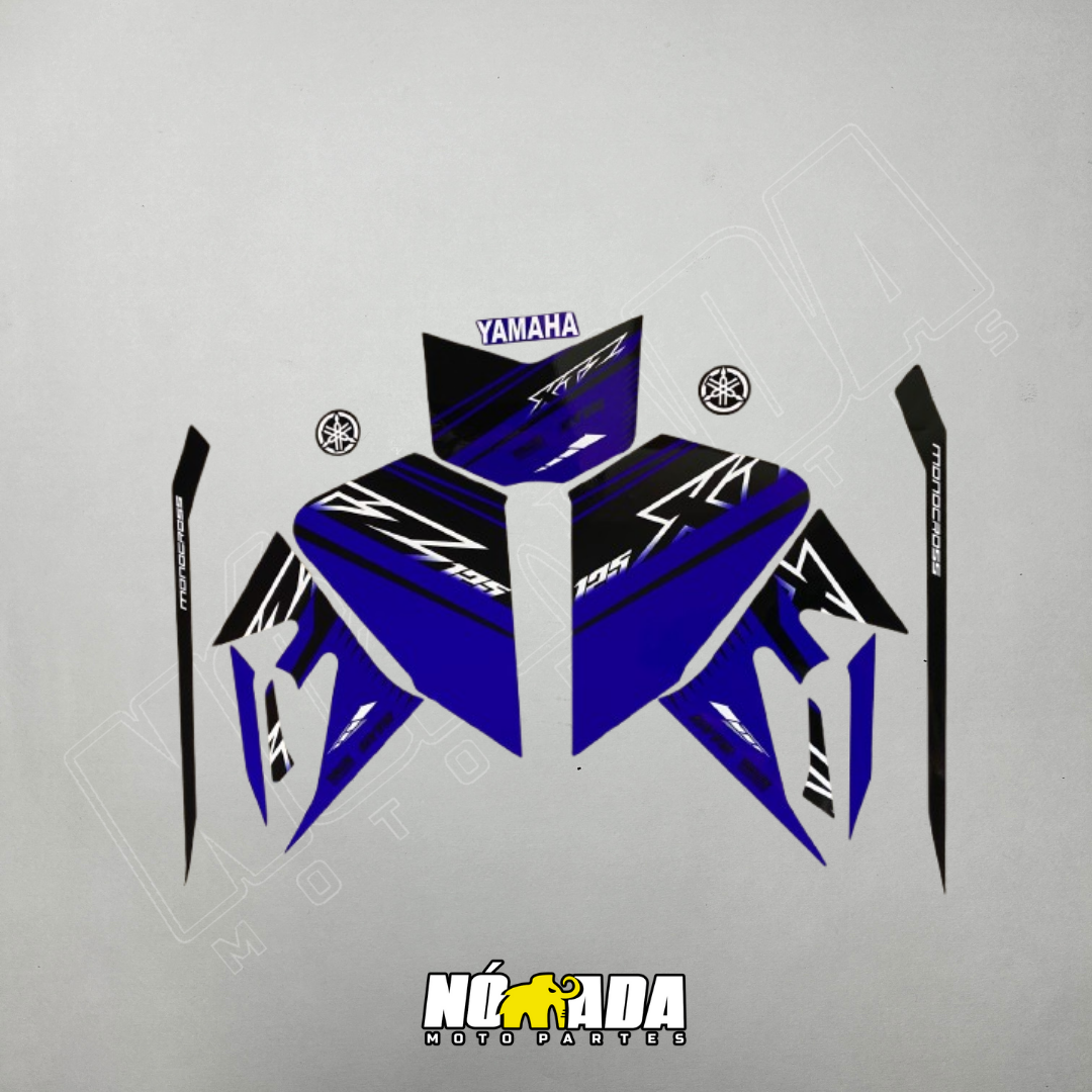 CALCOMANIAS XTZ 125 MODELO 2023 NOMADA MOTO PARTES