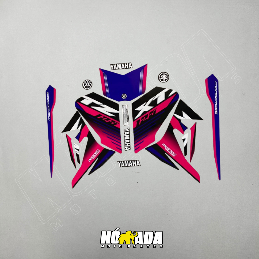 CALCOMANIAS XTZ MODELO 2024 NOMADA MOTO PARTES