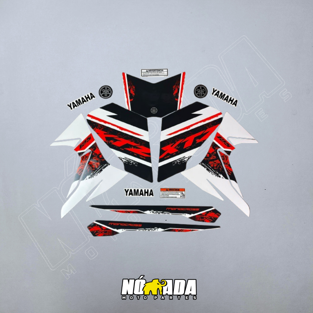 CALCOMANIAS XTZ 125 MODELO 2025 NOMADA MOTO PARTES