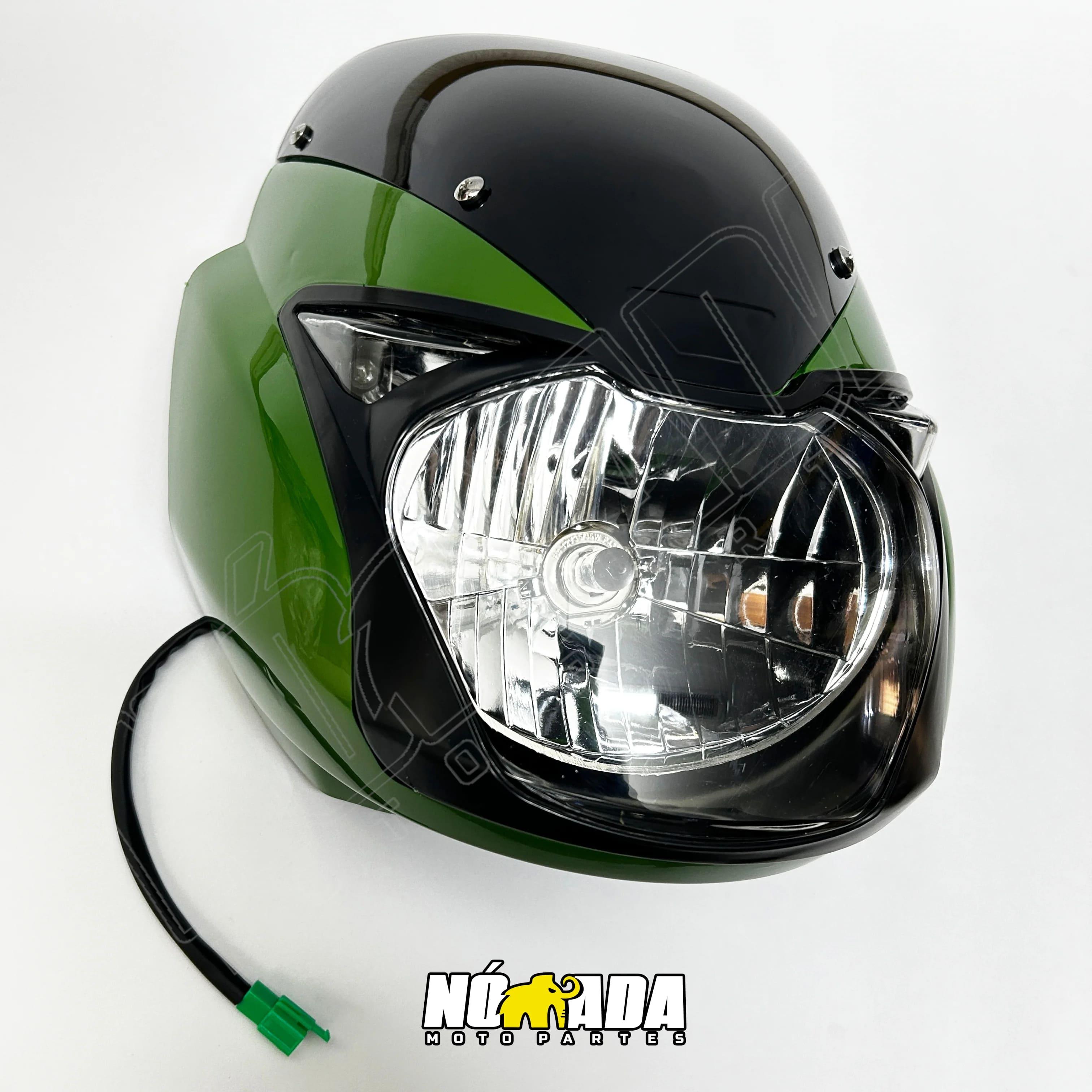 CARENAJE CON FAROLA NEGRO VERDE