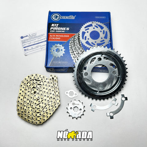 KIT DE ARRASTRE HONDA CBF-125 4 HUECOS