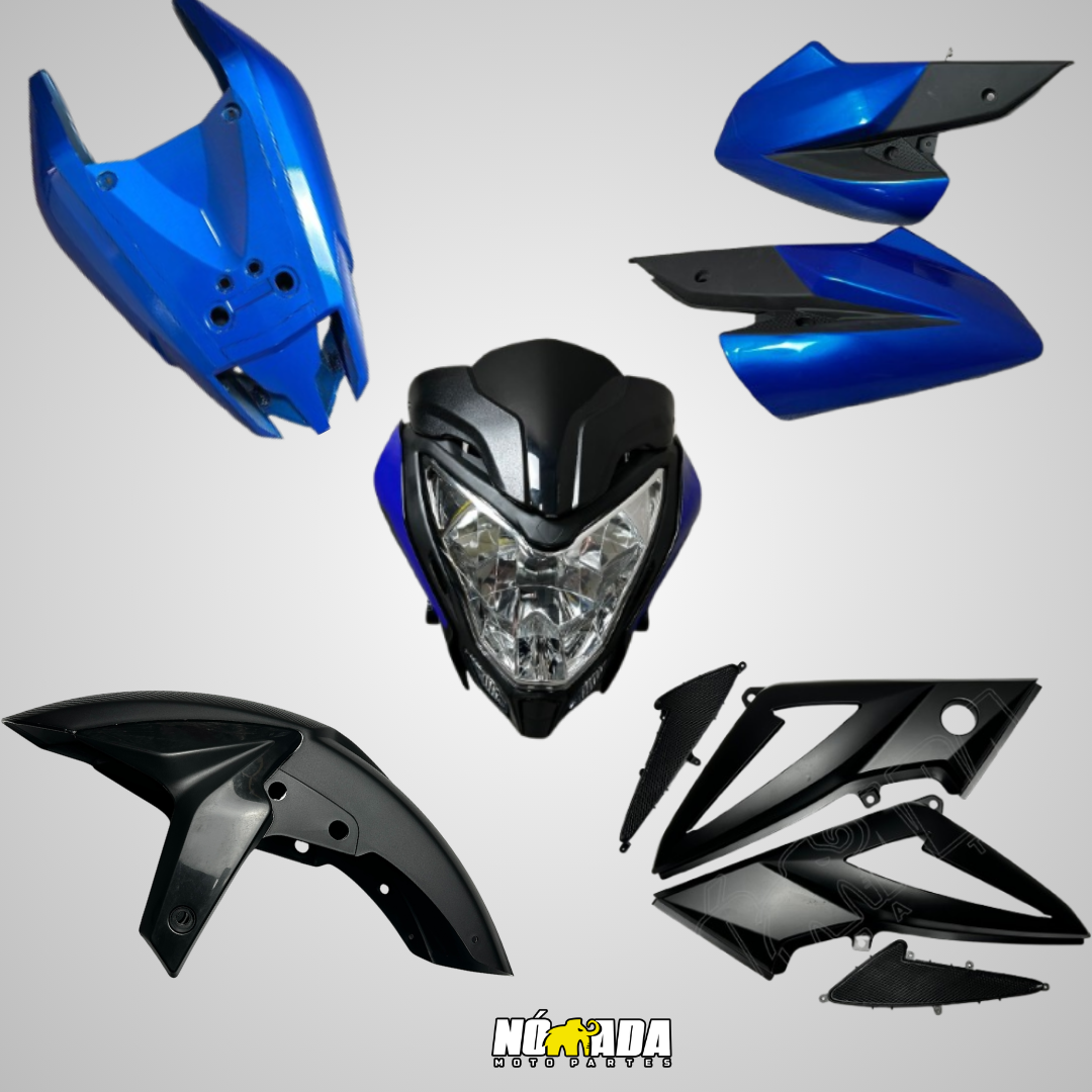 KIT VESTIDO PULSAR NS 125-150-160 NOMADA MOTOPARTES