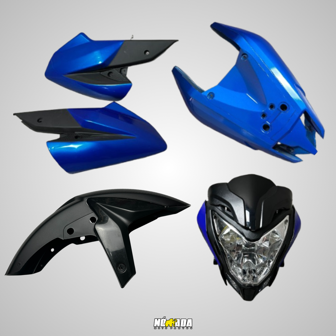 KIT VESTIDO PULSAR NS 200 FI NOMADA MOTOPARTES