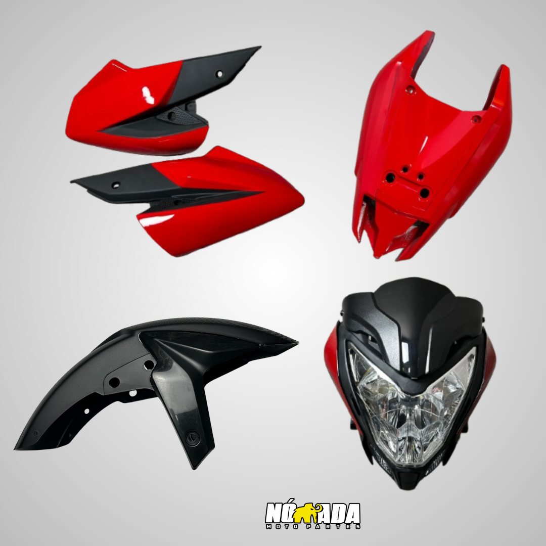 KIT VESTIDO PULSAR NS 200 FI NOMADA MOTOPARTES