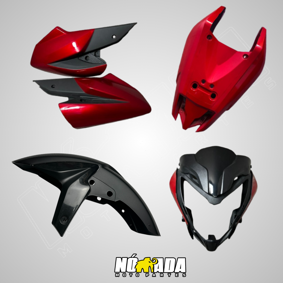 KIT VESTIDO PULSAR NS 160 FI NOMADA MOTOPARTES