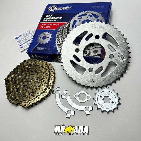 KIT DE ARRASTRE BAJAJ PULSAR NS 160 MOD 2020 4 HUECOS