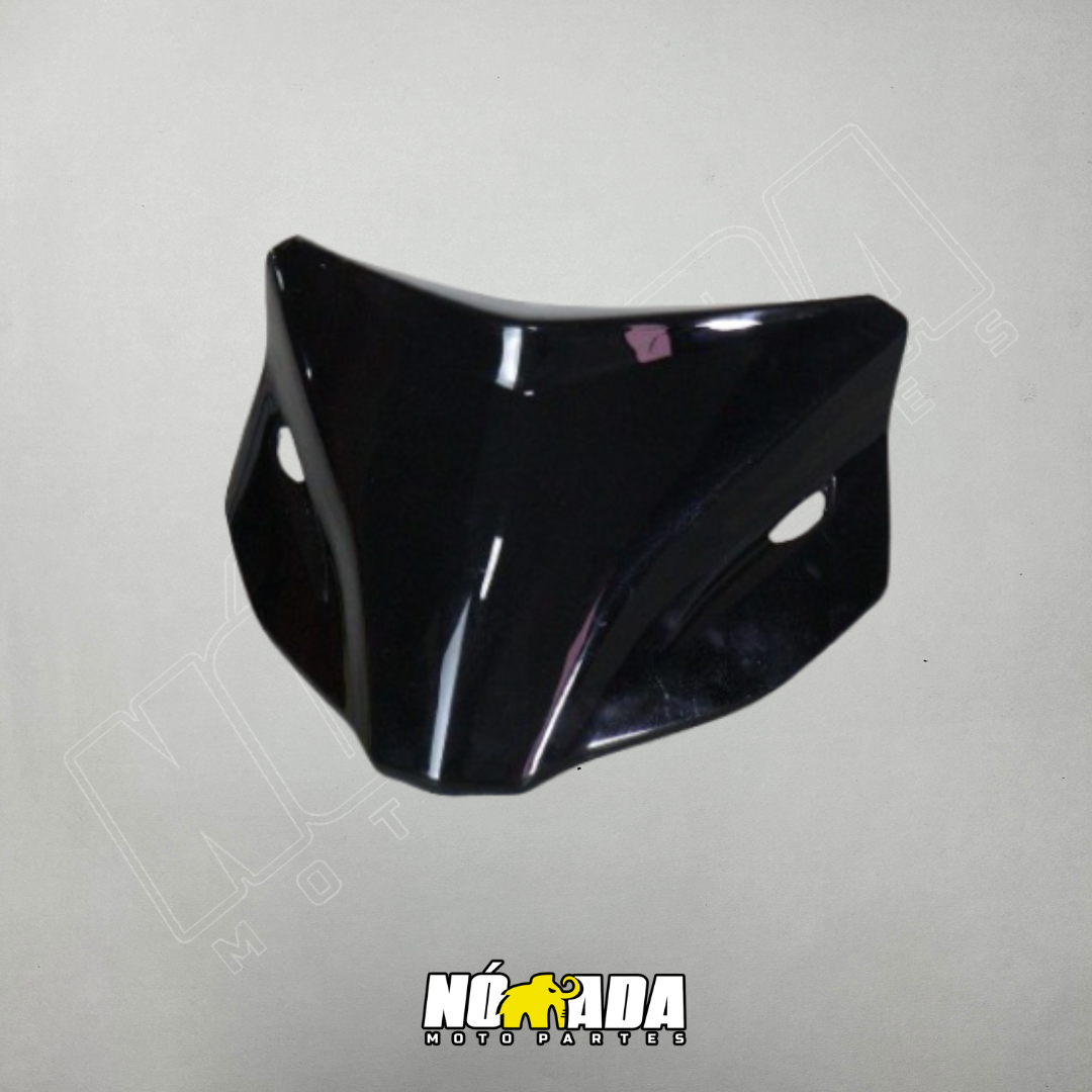 VISOR DE CARENAJE YAMAHA XTZ 150 NEGRO HUMO NOMADA MOTO PARTES