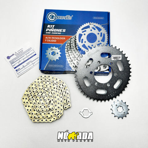 KIT DE ARRASTRE YAMAHA XTZ 150 6 HUECOS