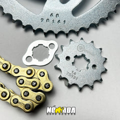 KIT DE ARRASTRE TVS APACHE 180 2V 4 HUECOS