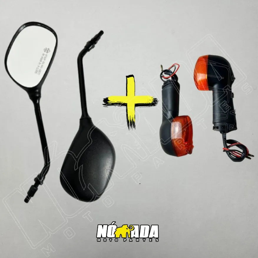 Combo Yamaha XTZ 125 Espejos + Direccionales
