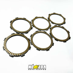 KIT DISCOS DE CLUTCH x6 UNIDADES TVS APACHE RTR 200