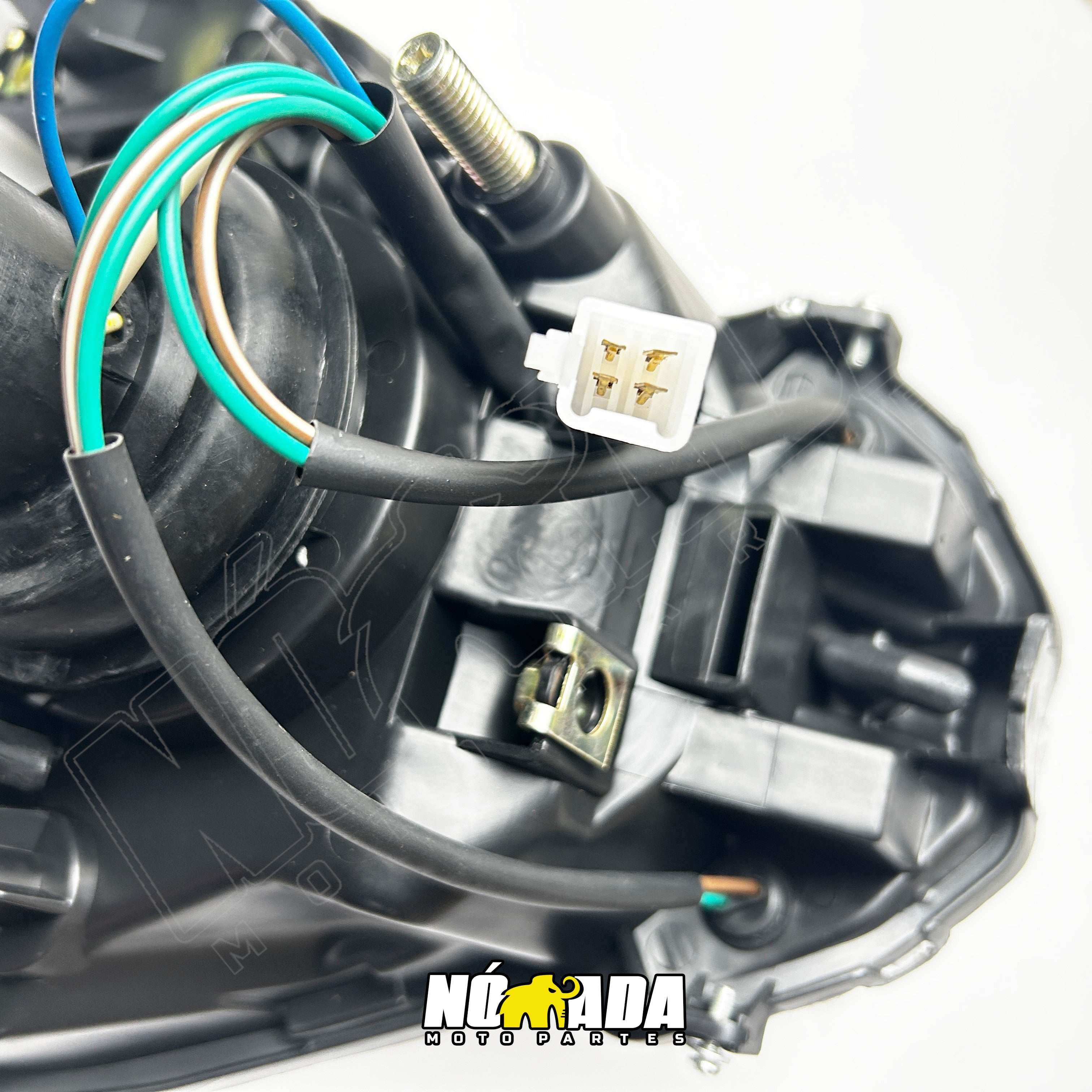 CARENAJE CON FAROLA BAJAJ PULSAR 200 NS NEGRO
