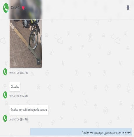 Valoración Usuario Kit XTZ