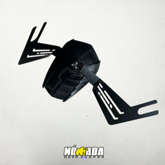 GUARDABARRO TRASERO UNIVERSAL BIBRAZO NEGRO