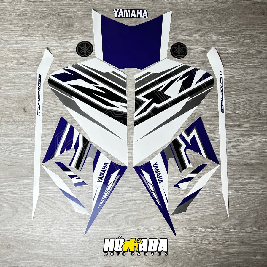 CALCOMANIAS XTZ 125 EDICION ESPECIAL 2021 AZULES