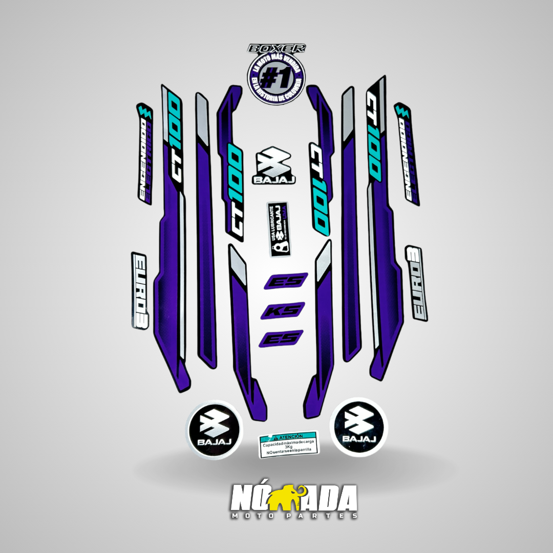 CALCOMANIAS BOXER CT MODELO NUEVO 2025